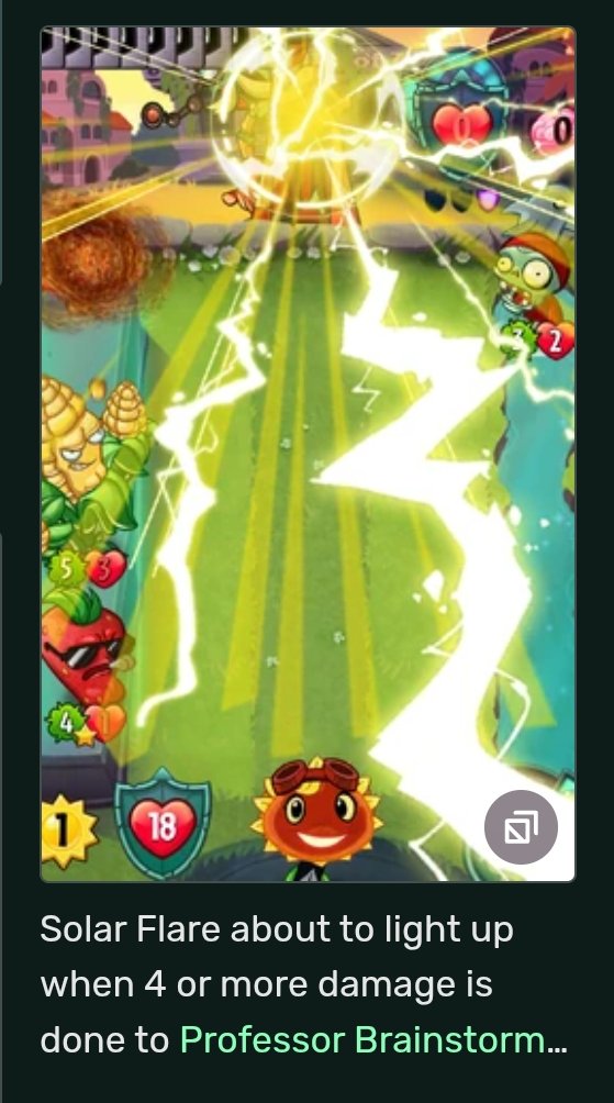Profbrainrot's tweet photo. The Plant Heroes users really hated him so they had to specifically kill him in this one in SF's gallery in pvz wiki https://t.co/EbTa1ht66T