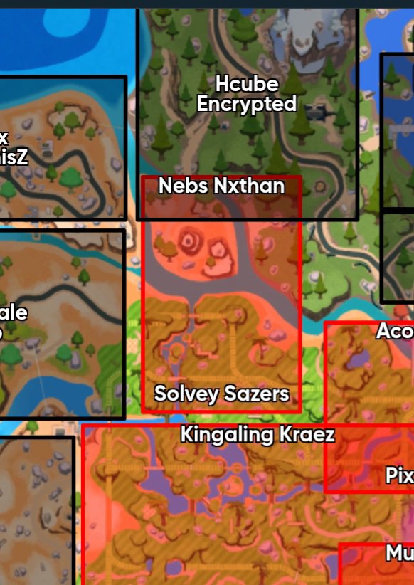 PROCHAIRFN's tweet photo. Nebs &amp; Nxthan have left mid map and are now conning oce Solvey &amp; Sazers 

Reet &amp; Cooper are now only single conned https://t.co/6xQxsUBlC2