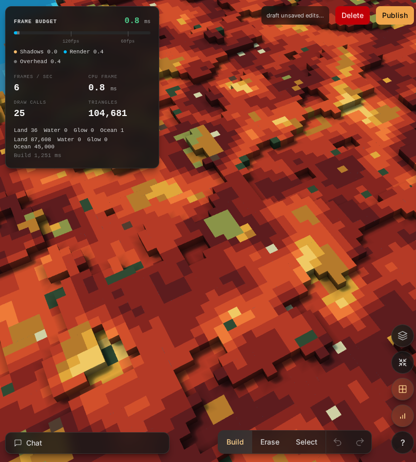 rusti_red's tweet photo. So I'm working on a tundra palette for the voxel system. The photo is what the colors are based off of.

Which one do people like? More yellow or more red? https://t.co/RjlsgqDsyh