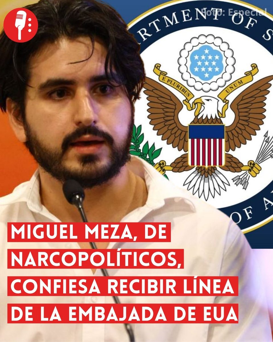 YosoyPedrero's tweet photo. 🚨OJO: MIGUEL MEZA, DE NARCOPOLÍTICOS, CONFIESA RECIBIR LÍNEA DE LA EMBAJADA DE EUA  

El fundador de Narcopolíticos, Miguel Meza, reconoció que parte de la información utilizada para investigar presuntos vínculos entre políticos mexicanos y el crimen organizado provino de Estados Unidos, lo que abre cuestionamientos sobre el papel de Washington en la narrativa del llamado “narcoestado”, de acuerdo con una investigación de Sofia Otero. https://t.co/qZcvaOBlnI