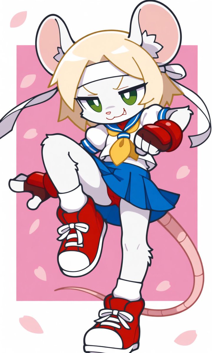 Kur_art_ai's tweet photo. Sakura cosplay~ 🐭💝 https://t.co/HKMWbKIcc1