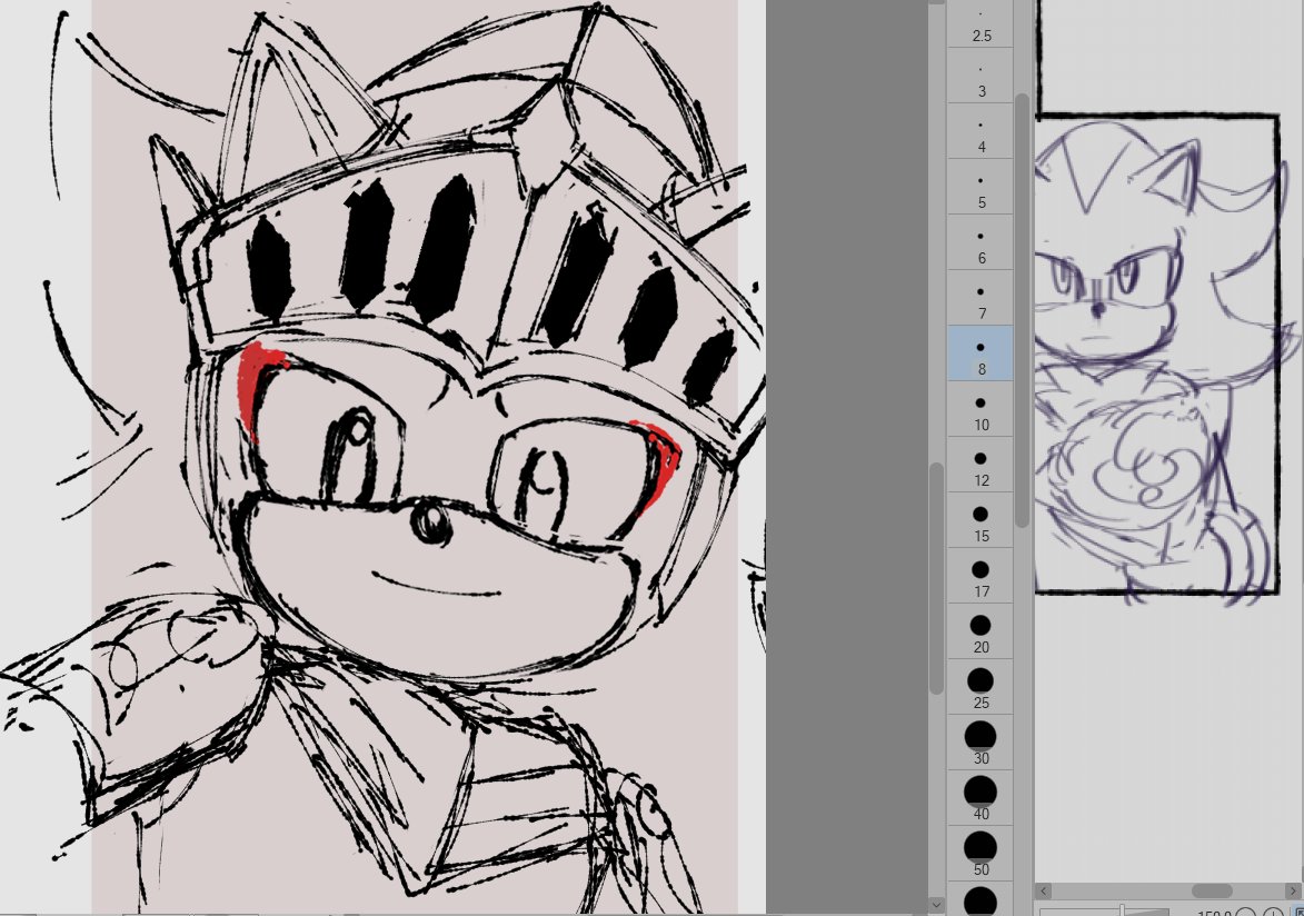 yuqi_bing's tweet photo. Quick Doodle with a new brush https://t.co/n0MCVKoJDd