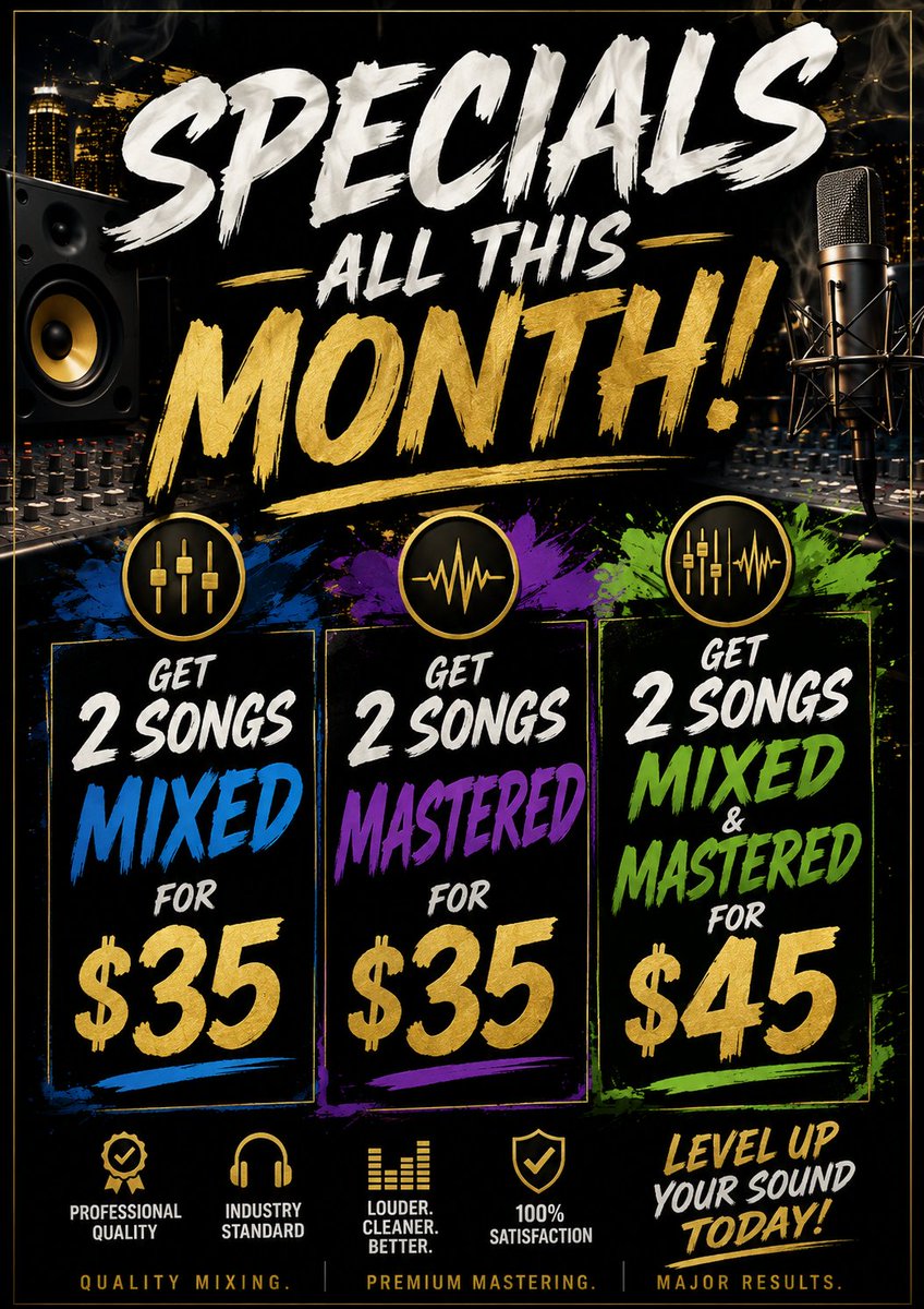 BigCaptStudios's tweet photo. Get your #music #mixed down and completed with #mastering today https://t.co/5wMvnomKJh