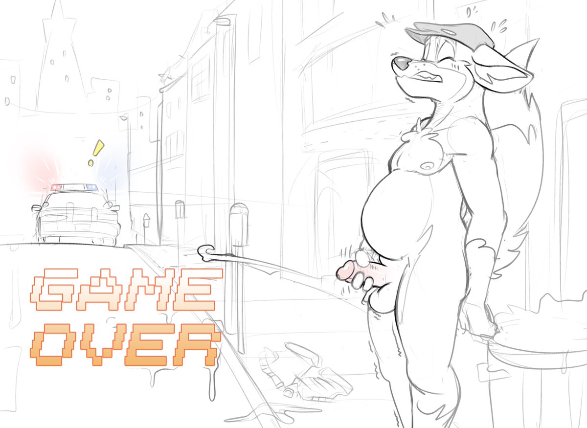 Furfragged's tweet photo. Shooting your load in front of the police! Better luck next time Fragfoxy!

#furry #furryart #nsfw https://t.co/ijBdUioGnv