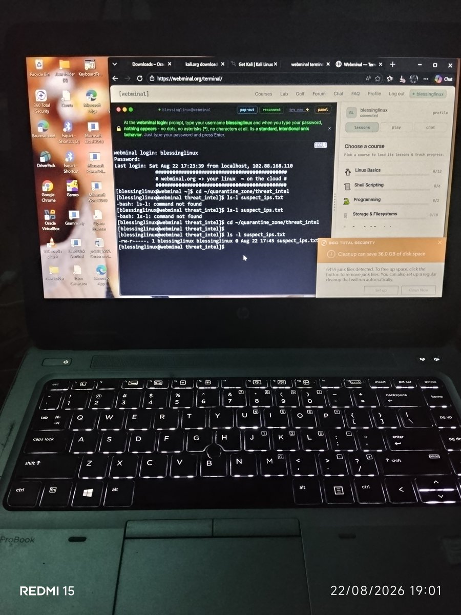 Edidi080259's tweet photo. 🐧 DAY 6 | TEACH US SOMETHING
🔐 Why Should a Cybersecurity Beginner Learn Linux?
When I first started learning cybersecurity, I kept hearing one thing: “You need to learn Linux.” 🐧
But I wondered, why is Linux so important in cybersecurity? 🤔
So, let's break it down simply. https://t.co/cHlUIH2ojz