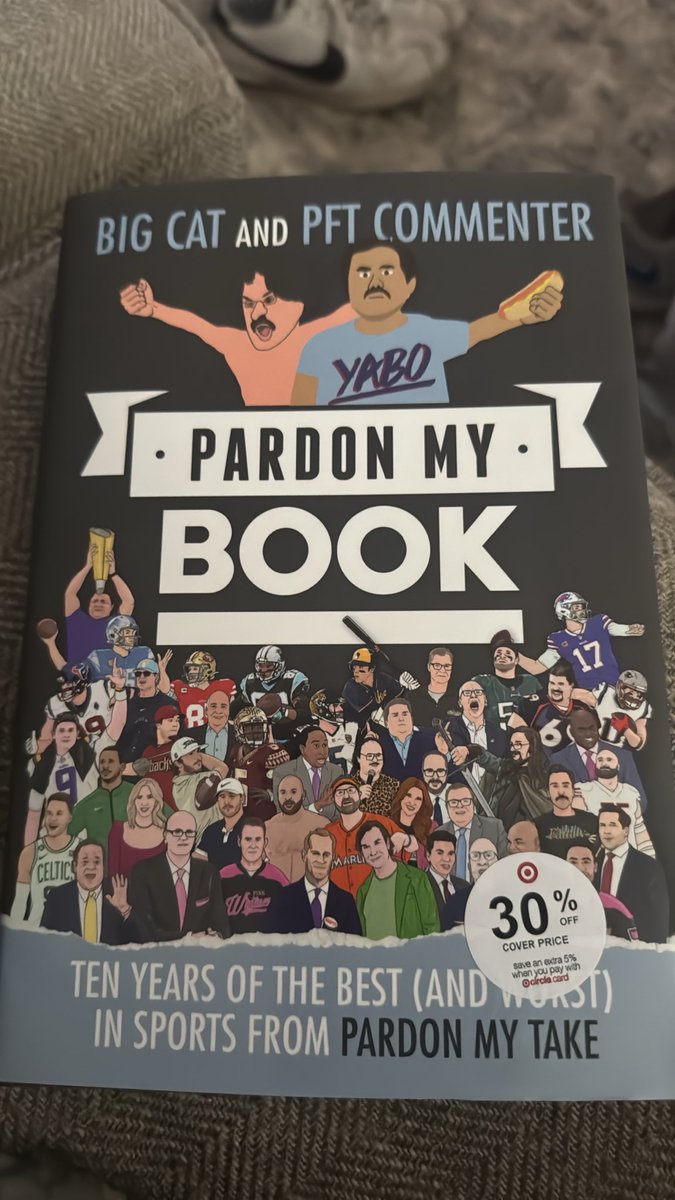 shnabitz's tweet photo. First book I hope to finish in 7 years (when I became an AWL) @BarstoolBigCat @PFTCommenter https://t.co/HuCrKfGg5B