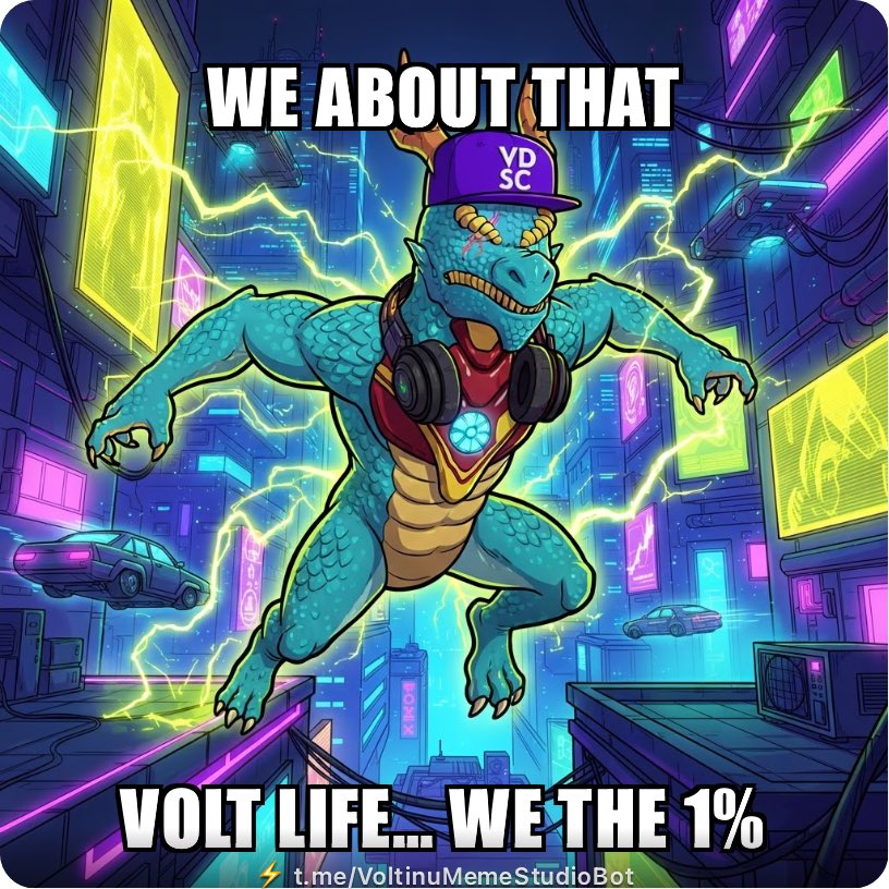 QuarterBoySC's tweet photo. We About That VOLT LIFE… We the 1%
#VoltInu $VOLT
https://t.co/6j6wZzESg6
https://t.co/rR6OmgJ90x
https://t.co/9XDTNGIPnj https://t.co/kWSagAHdOZ