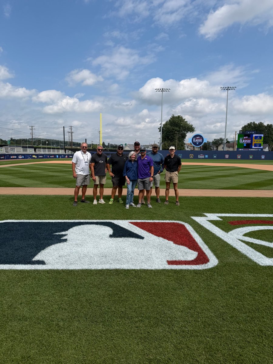 BrightView's tweet photo. Ten days after Field of Dreams, our Sports team is back at it, this time at the Little League Classic. The event is a big part of what we do: preparing the field, maintaining playing conditions, and handling the behind-the-scenes work that helps create a Major League experience. https://t.co/kzohybCmKi