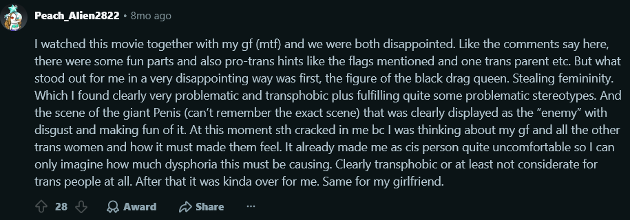COSTAEDECAY's tweet photo. @tubaraoeita saw the terf axe and immediately turned that shit off 
not to mention the drag queen shit? https://t.co/OIz0k562AF