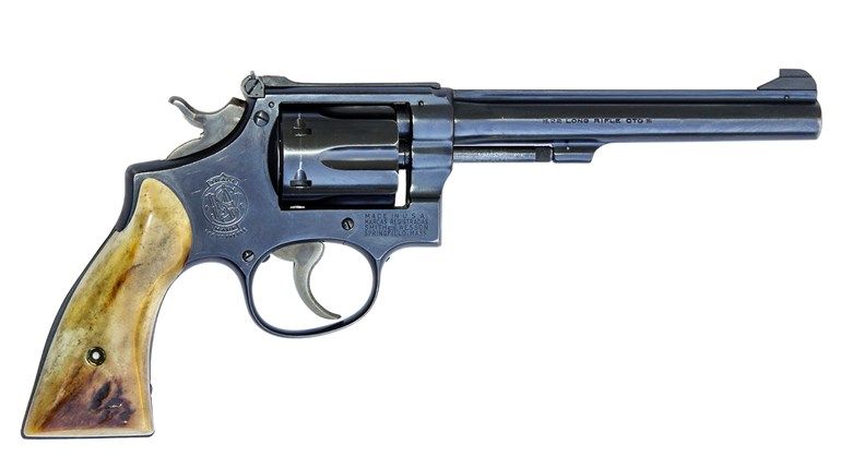 gunblogs's tweet photo. 📰 I Have This Old Gun: Smith &amp; Wesson K-22 Masterpiece

Smith &amp; Wesson's rimfire K-22 Masterpiece revolver proved that quality costs, but it also sells.

https://t.co/W3T2oFpbei
#2A #Firearms #American_Rifleman https://t.co/rBBVFPgKX7