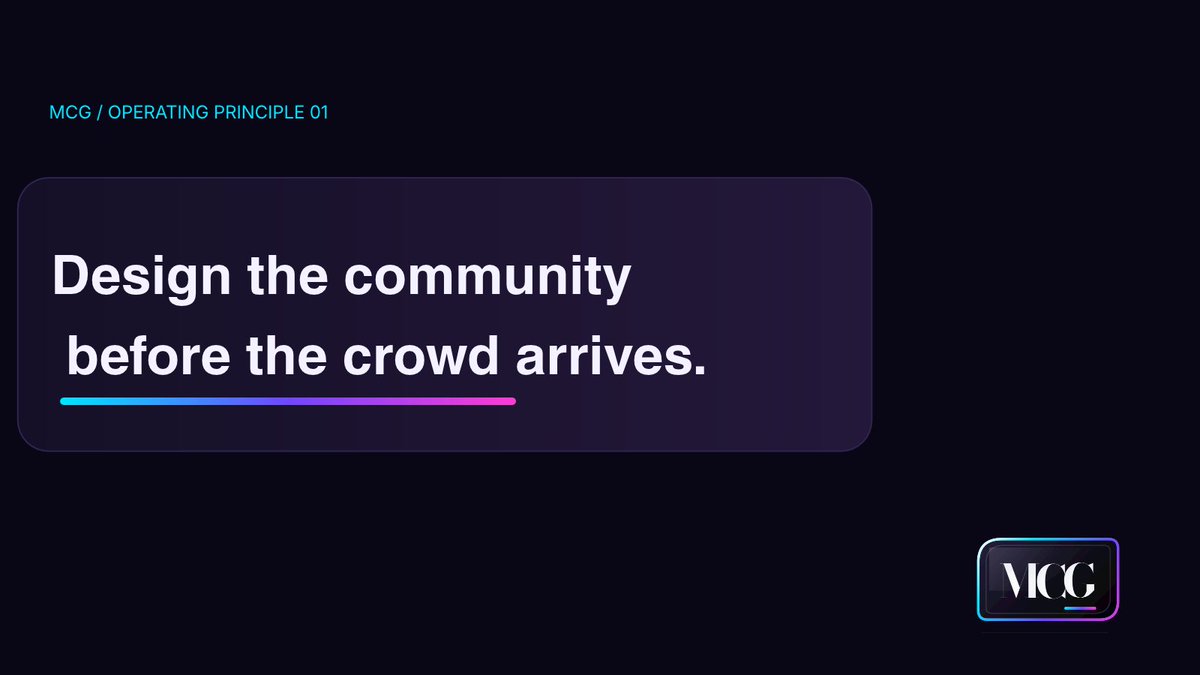 MyCryptoGuruHQ's tweet photo. Most Web3 communities do not have an engagement problem. They have an operating problem. No clear channel roles. No escalation path. No consistent narrative. Growth magnifies that confusion. Community should be designed before the crowd arrives. https://t.co/xcicr0jGWT