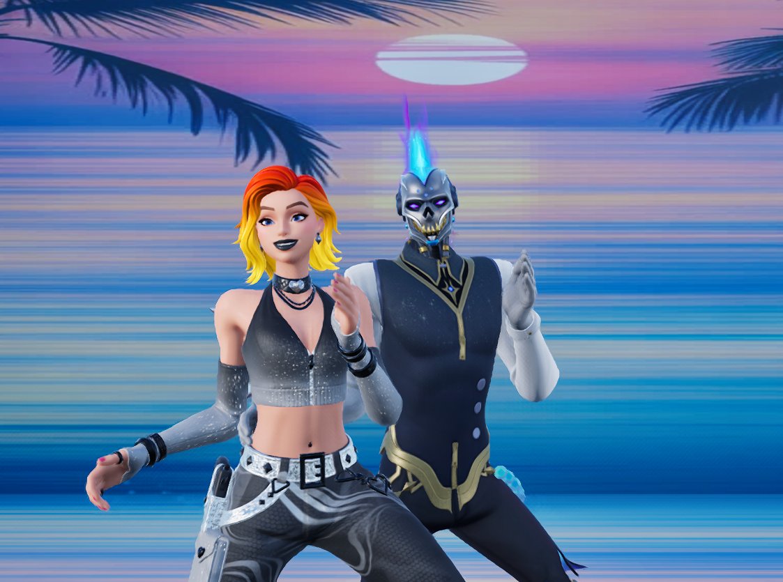 Asuna_XIV's tweet photo. having some fun with @DJ_Woodlan in fortnite https://t.co/R4JENqtmud