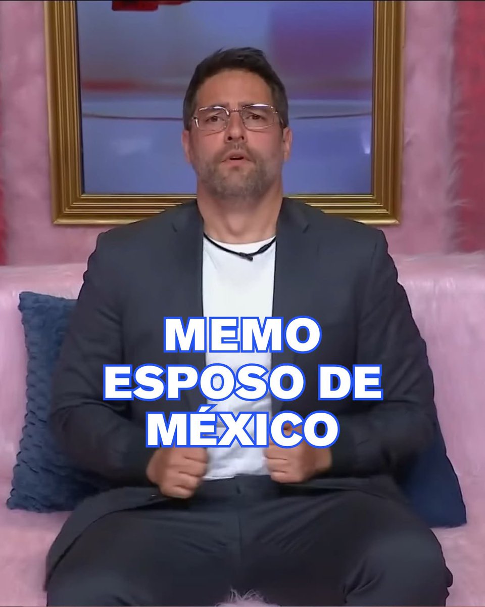 Samstheph's tweet photo. Pues es que es el esposo de México.

Queda mucho Memo por ver

#LaCasaDeLosFamososMéxico https://t.co/IThPFg77Nh