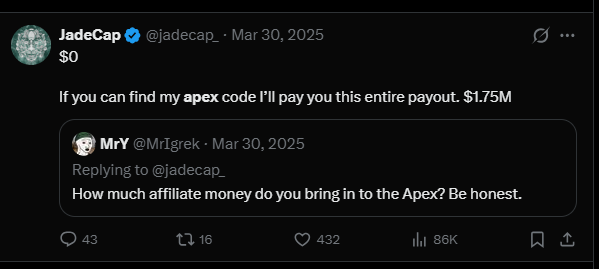 dontbsalti's tweet photo. well that one might say, that tweet didnt age very well.

💀💀💀💀

also -- for numbers that low w as many followers as he has, the majority of them are probably fake. https://t.co/jmBgQ0IcQW