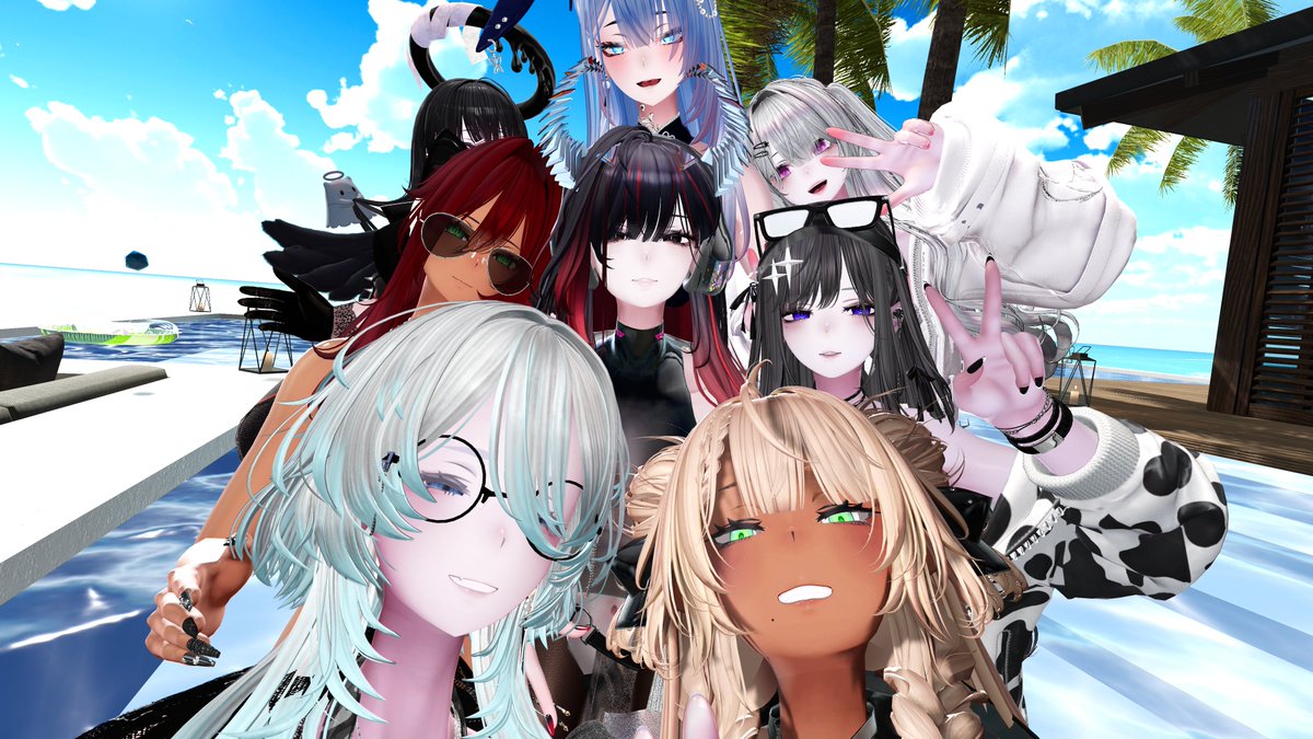 nu_gojp's tweet photo. 昨日のフォトラシュでツーショ撮ろ～と思ったら乱入してきた人たち https://t.co/sPyYaQ7GQ1