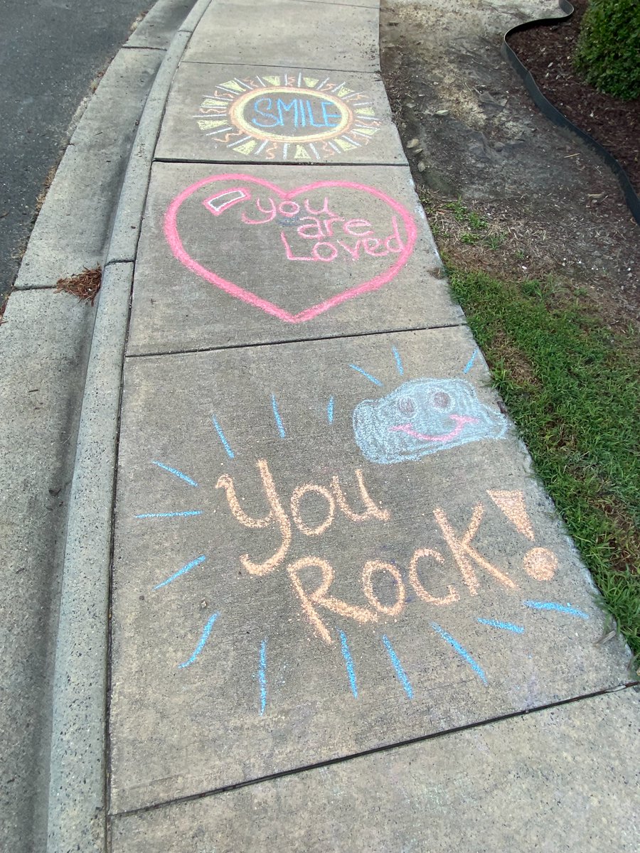 PorterRidgeESNC's tweet photo. Chalk the Walk was a success! =Our families came out to kick off the school year with us, filling the sidewalks with creativity, color, encouragement, and school spirit!
Thank you to all of our families for coming out!
#differencemakers @UCPSNC @AGHoulihan https://t.co/CGPbbr6Kgg