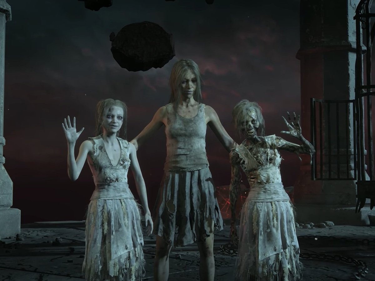 TonyHaleRapt's tweet photo. This is such a weird image because like .. Ava's standing next to her mom that's been split into two children and the two children have no idea they're actually her mom .

And the children don't resemble Samantha in the slightest and actually have Ava's **** DYED **** blonde hair https://t.co/MwT7wAK99k