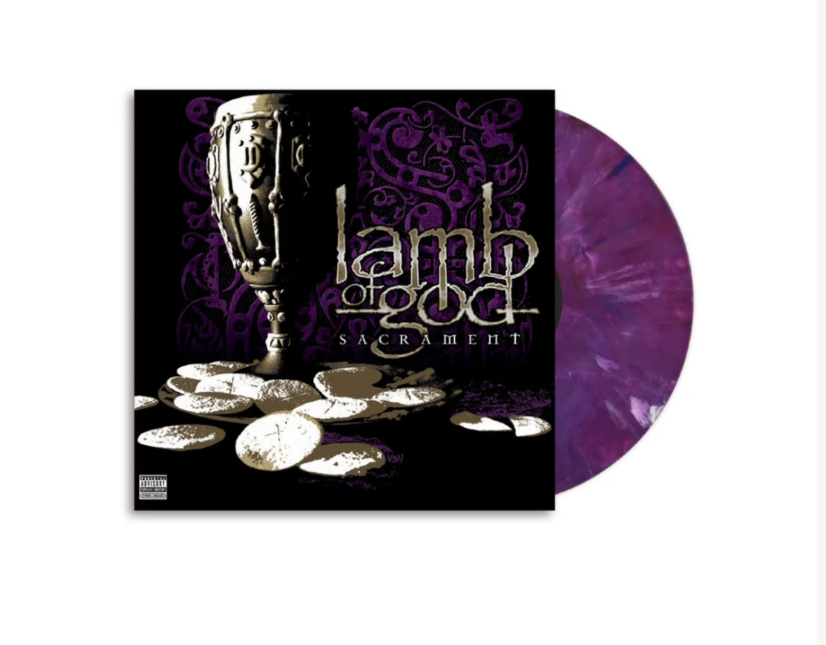 koryspins's tweet photo. 💿 Lamb of God - Sacrament (1 LP) 

20th Anniversary Re-Press🔥 

Available for Pre-Order on blackened purple vinyl for $26.98

@LambOfGOD @SonyMusic https://t.co/gqXN9sBqb3