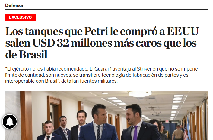 laromadelsur's tweet photo. Que alguien le avise a LPO que los 232 strykers de argentina, que nos pone a liderar la región en ese segmento, fue por 83 mil dolares, el total. Y acá había lobbysta de los culos rotos brasileros que nos querían vender la basura de ellos por fortunas. Es impresionante lo logrado https://t.co/cElLyX5fmp
