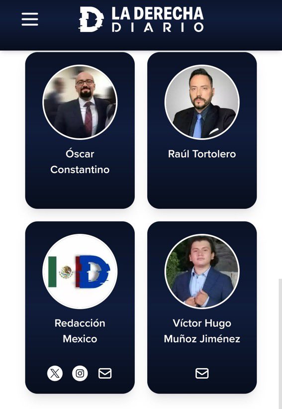DavidVargasA18's tweet photo. Sigue molesto @javiernegre10 porque se expone la granja de bots de Ricardo Salinas Pliego, La Derecha Diario y su director @RealArturoH 

-Daniel Echeverría.
-Abraham Garza.
-Astrid Macías Fregoso.
-Carlos Alfredo Tolsa Suárez.
-Edmundo Romero.
-Emiliano Ortega Vázquez.
-Gildo Garza Herrera.
-Jesus Chávez.
-Luis Casiano.
-Oscar Constantino.
-Raul Tortolero.
-Victor Hugo Muñoz Jiménez.
RT👇