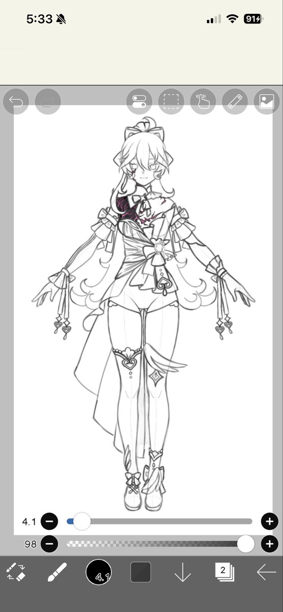 flutterballet's tweet photo. This genuinely might be one of my best designs ever she’s so cutieful https://t.co/ZCj6ZYnewM