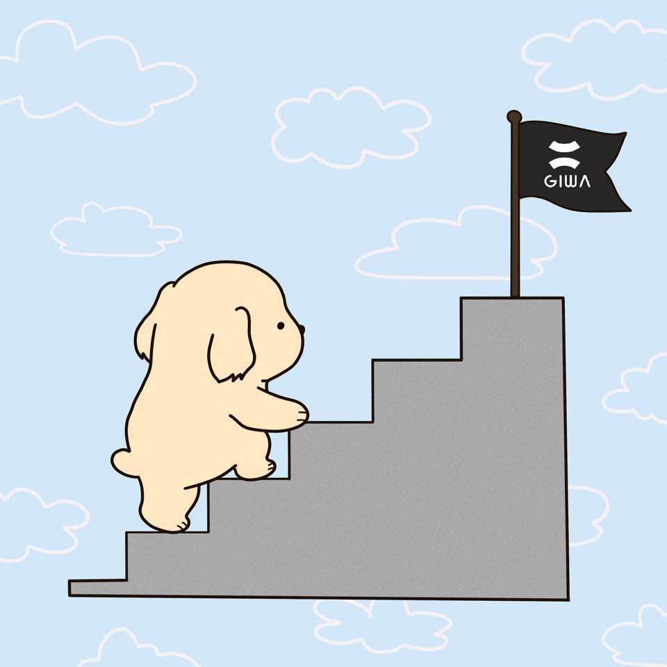 Gaejuki_Giwa's tweet photo. Just as Gaejuki climbs bamboo,
he’s now ready to climb onto GIWA Chain. 
🐶🇰🇷

By @moonieromon https://t.co/qdzC5nnvFP