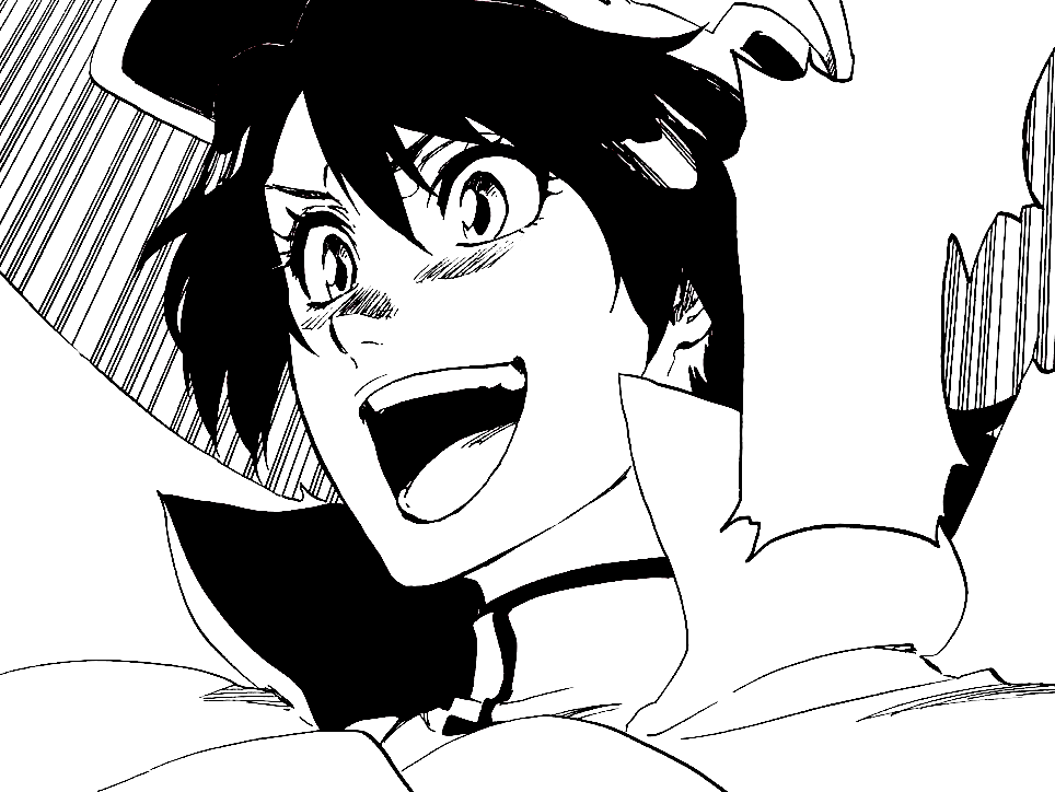 BOOMSCHRIFT's tweet photo. 〝 Sucks, huh!? 〞Bambietta screamed out rapturously across her bombardment, herself aglow with self-confidence.〝 But I'm not heartless, I promise! Hey, if you drop to the floor and grovel for it, maybe I'll take it easy on you, "Kuchiki!" Sooo, how about it!? 〞 https://t.co/ey9ddIc2KN