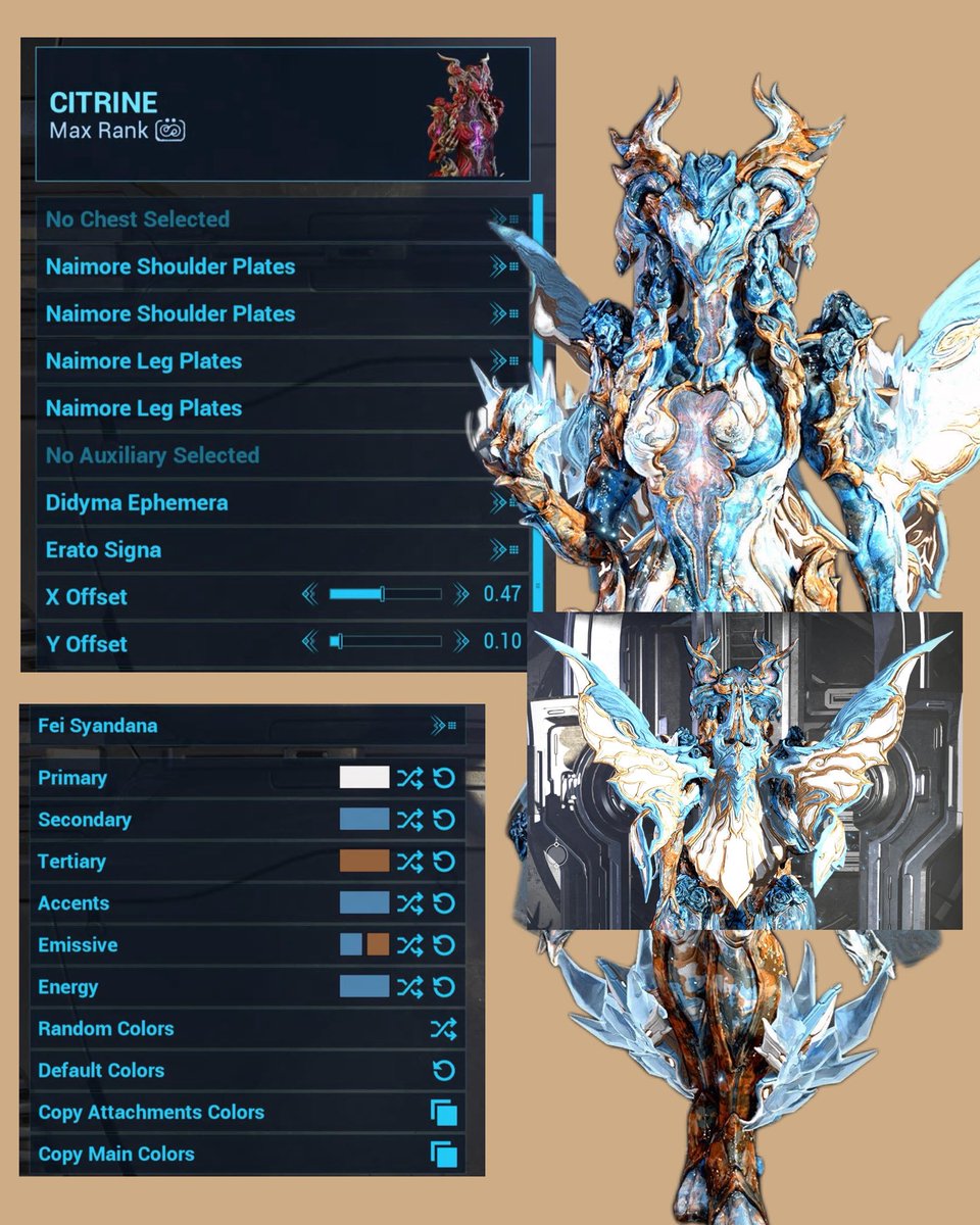 slumberglasgow's tweet photo. CITRINE / STAINED GLASS ( tutorial ) 
Since the post got so much traction and people have been asking  me for this I decided to make a little slide post /  have fun <3  #Warframe https://t.co/Tl4j9p0Cdp