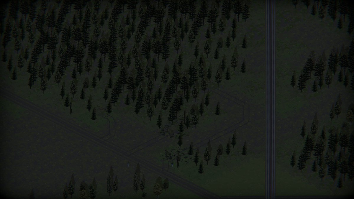 LogistFrontline's tweet photo. Due to art style constraints, vehicle camo won’t hide units from air recon like it does in real life.
I have added extra concealment for vehicles entering forests, but they can still be spotted via lighting, tire tracks, and fallen trees.
#screenshotsaturday https://t.co/LYWIAm5APe