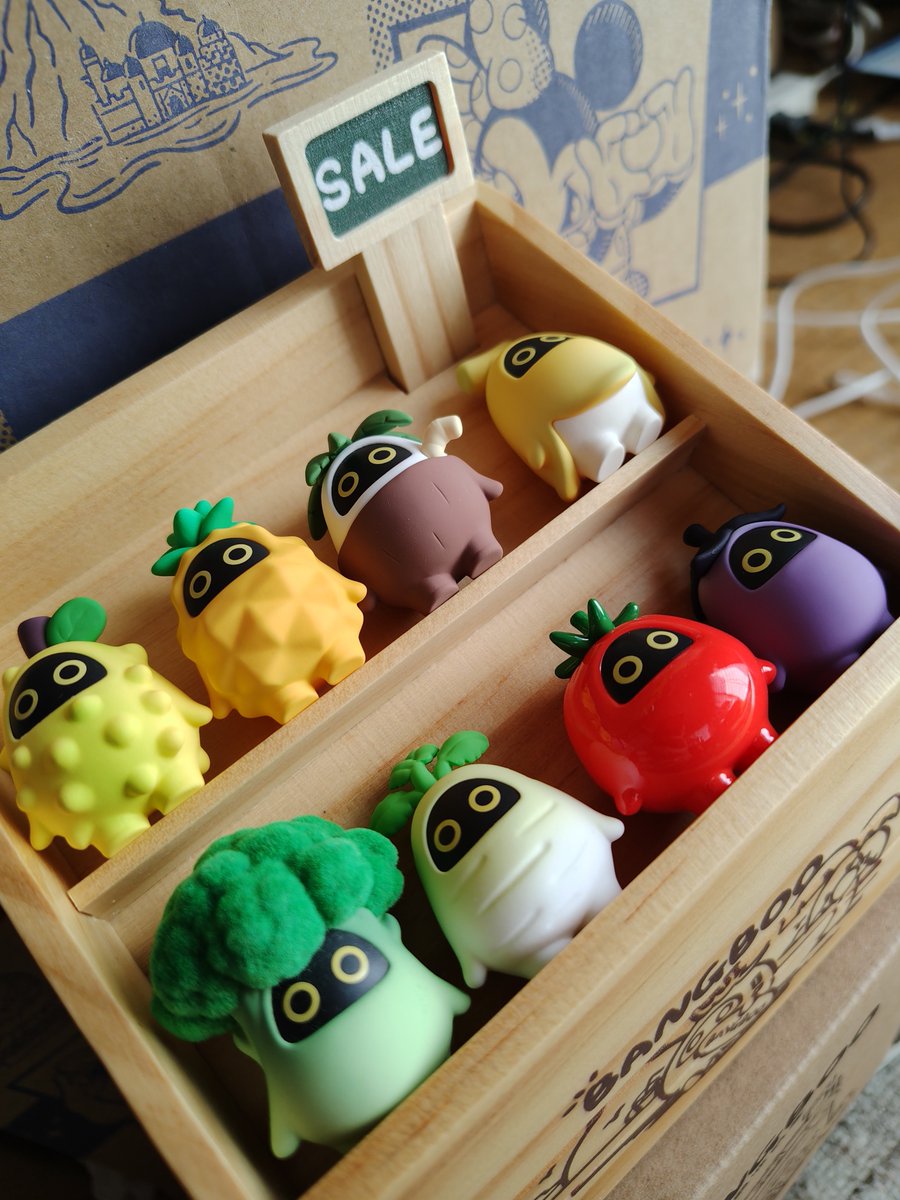 fishing0122's tweet photo. こないだ購入したゼンゼロのお野菜ボンプきた！
めっちゃ可愛くてよき！
お気に入りはブロッコリーボンプ https://t.co/EZZf11VNbO