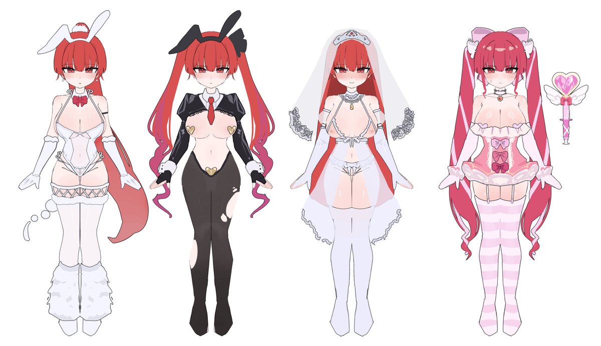 _3nsfws's tweet photo. コミケのイラスト本用に考えている捏造衣装
最初はセックスするためだけに着せられるエロ衣装みたいなのを考えてたんだけど、想像以上に楽しくてそれ自体でエロい服みたいな感じになってきた https://t.co/wOMMjT7VHu