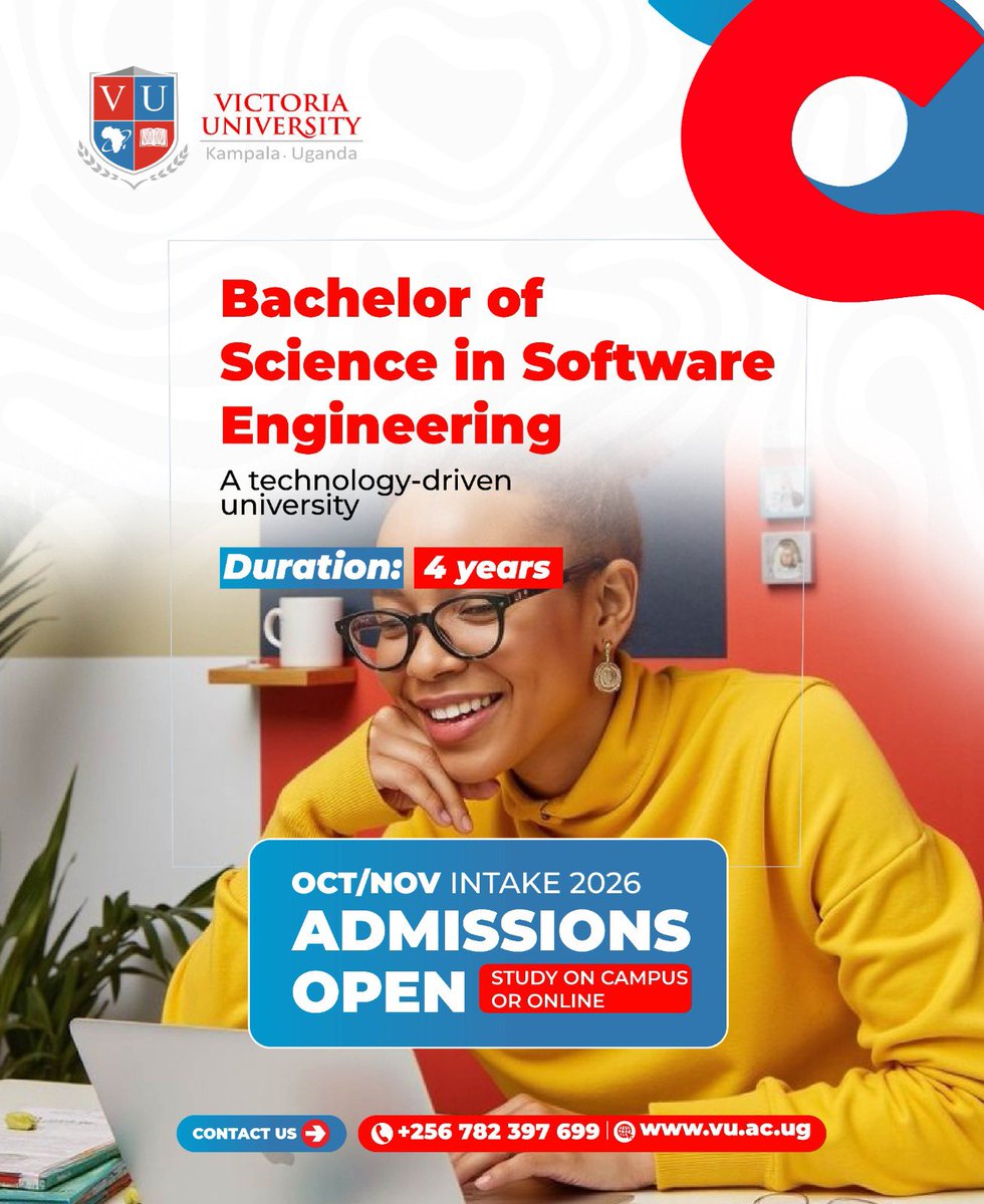 ms_nivia_a's tweet photo. Victoria University is truly the university of you with a variety of courses you can choose from depending on your interests….contact +256761736640 for more inquiries regarding admission https://t.co/1IE7M4wJ6S