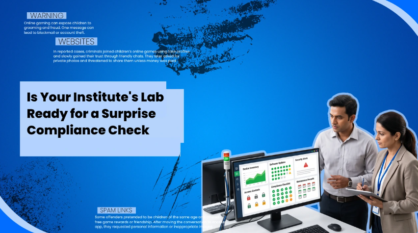 apniprerna's tweet photo. Is your institute's computer lab ready for a surprise compliance check?
Regular system checks can help identify security gaps, outdated software, and missing records before they become bigger issues.
https://t.co/izlzNzDkAf
#ApniPrerna #ComputerLab #Compliance #ITManagement https://t.co/psQDziwhLf