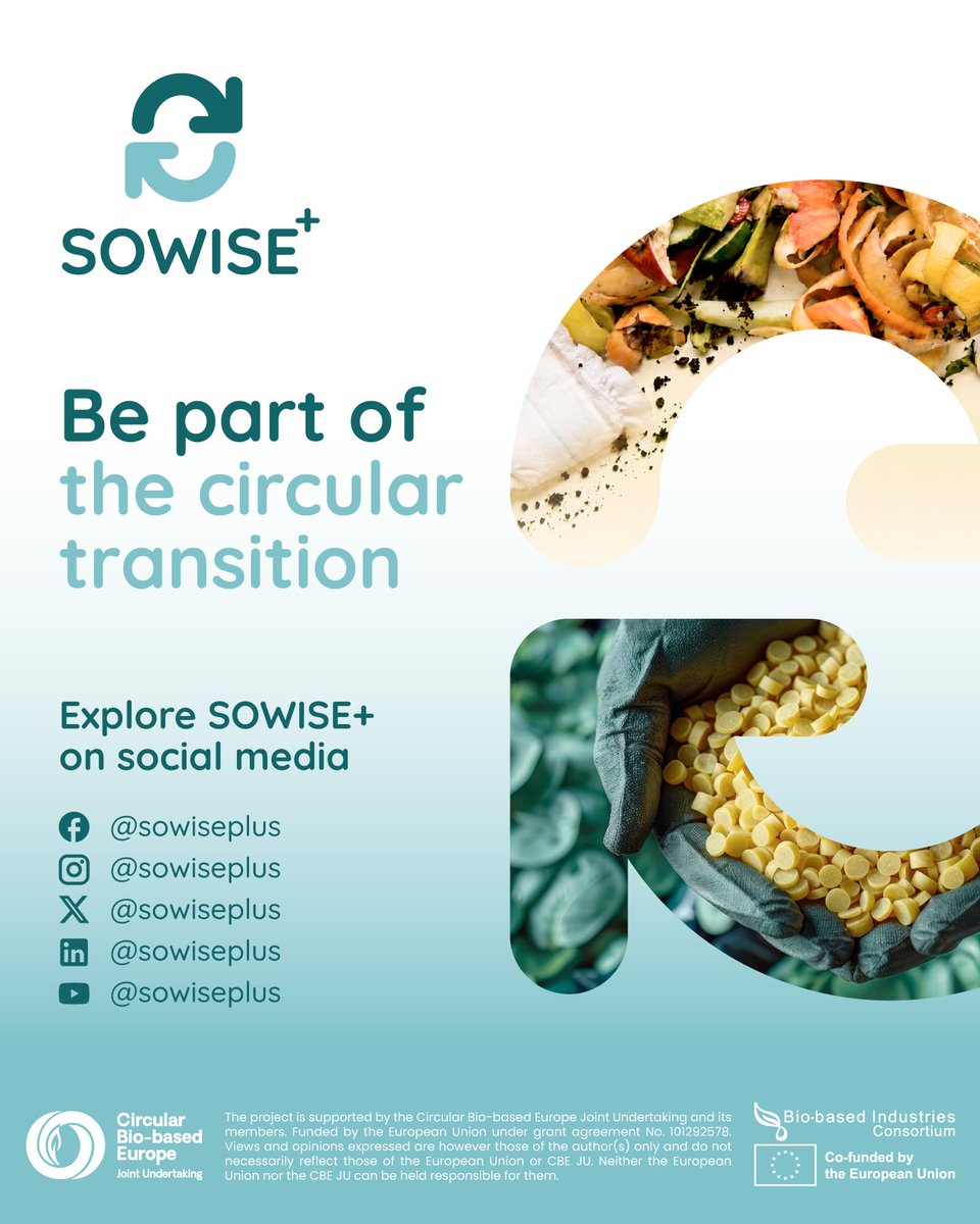 sowiseplus's tweet photo. 💡 𝘾𝙪𝙧𝙞𝙤𝙪𝙨 𝙩𝙤 𝙙𝙞𝙨𝙘𝙤𝙫𝙚𝙧 𝙝𝙤𝙬 𝙪𝙧𝙗𝙖𝙣 𝙬𝙖𝙨𝙩𝙚 𝙘𝙖𝙣 𝙗𝙚𝙘𝙤𝙢𝙚 𝙨𝙪𝙨𝙩𝙖𝙞𝙣𝙖𝙗𝙡𝙚 𝙫𝙖𝙡𝙪𝙚?

♻️ Follow SOWISE+ to discover how urban biowaste and post-consumer absorbent hygiene products can become valuable resources for new bio-based materials. https://t.co/3GiomRuv7X
