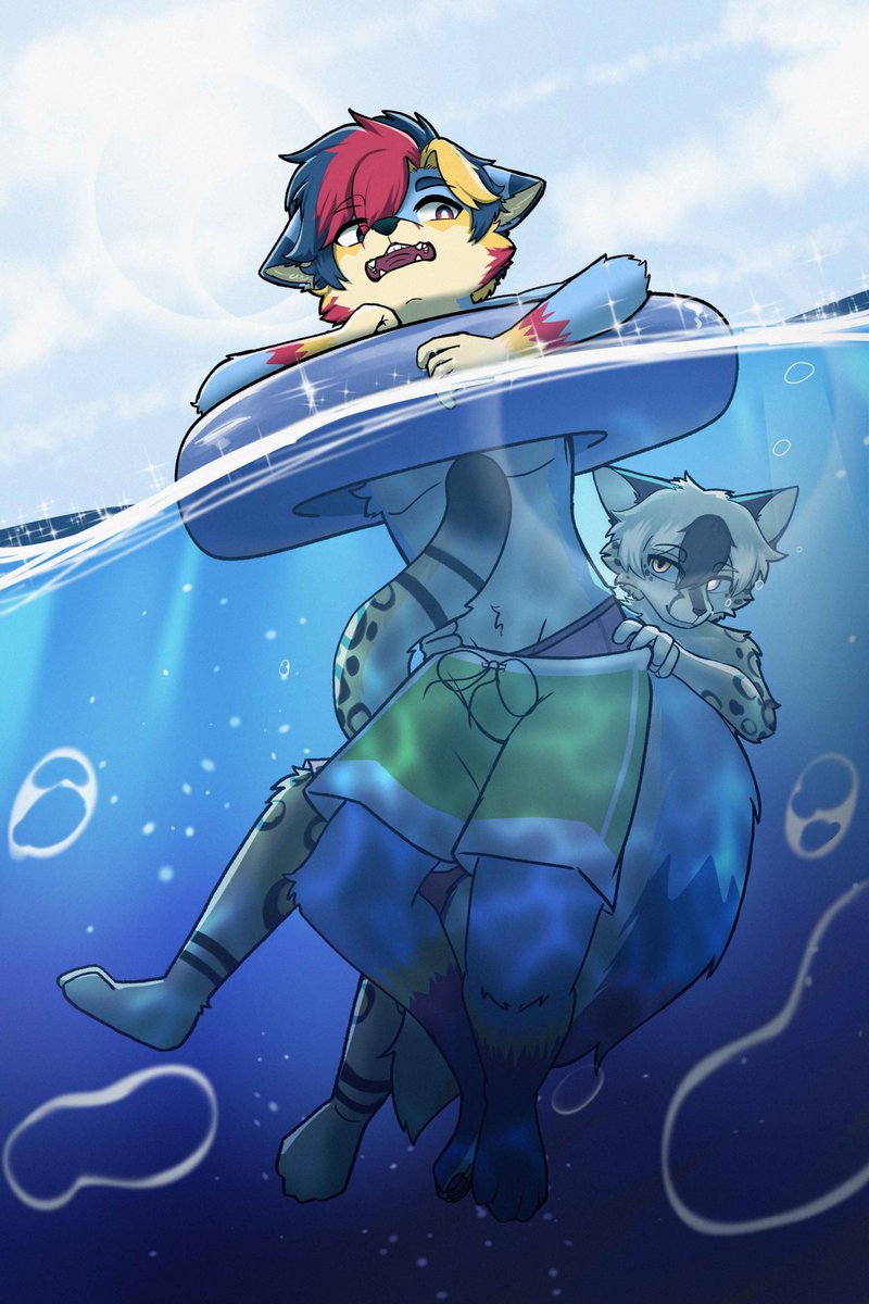 TakamashiSakune's tweet photo. Something under water. https://t.co/FyLQpOCIGm