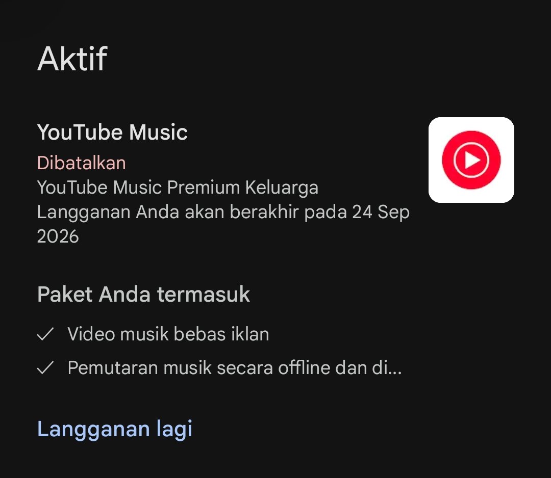 nightvelix's tweet photo. Cara batalin bisa liat dibawah yah!

1. Buka play store
2. Sentuh akun kalian dibagian kanan atas
3. Sentuh pembayaran &amp; langganan 
4. Sentuh langganan 
5. Bisa sentuh yt terus batalin aja dengan alasan yang udah ada disana
6. Sudah bisa dipakai tanpa ada iklan https://t.co/CoYqzIlrnU