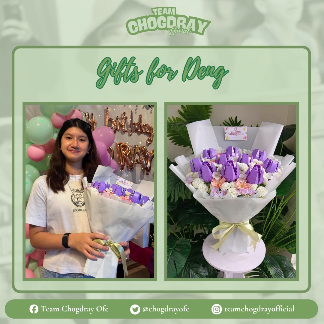 chogdrayofc's tweet photo. 𝑨 𝑳𝑰𝑻𝑻𝑳𝑬 𝑳𝑶𝑽𝑬, 𝑭𝑹𝑶𝑴 𝑨𝑳𝑳 𝑶𝑭 𝑼𝑺 💚🎁

What started as little ideas from our little community became something we were finally able to put together and give to Deng on her 17th birthday. 🥹💚

From the birthday cakes and bouquet to the little things we picked out especially for her, every gift was prepared with so much thought and love. More than the gifts themselves, we hope she felt the support and warmth behind each one.

A huge thank you to everyone in our TCDO community who contributed and supported our fundraising initiatives, and to our generous sponsors who helped make these gifts possible. None of this would have come together without your support. 🫶

We’re grateful that we were given the opportunity to personally hand these over to Deng and be part of her special day. May these little gestures always remind her that there are people cheering for her, quietly and wholeheartedly. 💚

Happy 17th, Deng! We hope you loved every little piece of it. 🎂💐🎁

#AudrayBiongcog
#ChogDray
#TeamChogDrayOFC
