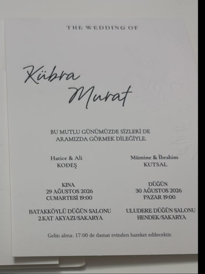 GuzelDislim's tweet photo. 30 Ağustos 2026 Tarihinde Mutluluğa Adım Atacak Gençlerimiz(Kübra&amp;Murat)

https://t.co/ARILw5SJKh https://t.co/HIyqVAFDya