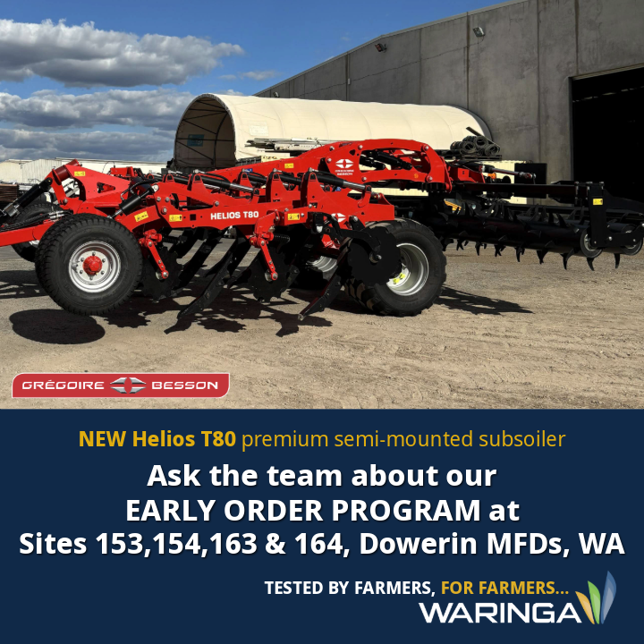 waringaag's tweet photo. π Dowerin Machinery Field Days is just 2 sleeps away!
Come and visit us to explore the latest machinery from @agrispreadirl, @elmersmfg, @Geringhoff, @GBessonSAS & @highlinemfg.
π Sites 153, 154, 163 & 164
π
26β27 August
#DowerinMachineryFieldDays #WaringaDistribution https://t.co/Gft8zCxANw