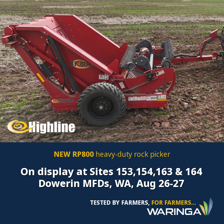 waringaag's tweet photo. π Dowerin Machinery Field Days is just 2 sleeps away!
Come and visit us to explore the latest machinery from @agrispreadirl, @elmersmfg, @Geringhoff, @GBessonSAS & @highlinemfg.
π Sites 153, 154, 163 & 164
π
26β27 August
#DowerinMachineryFieldDays #WaringaDistribution https://t.co/Gft8zCxANw