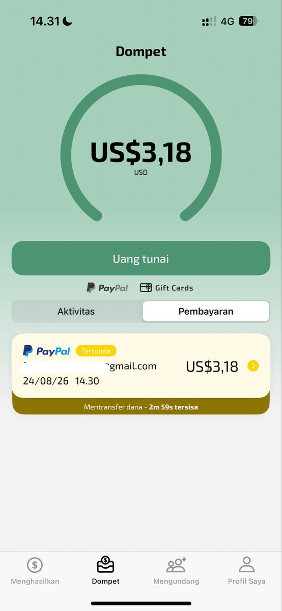 KeringetO's tweet photo. Hasil main game dan isi survey 5 hari😬
Salah satu freelance yang gampang sih, lgi gabut tinggal main game aja.

Saya mengundang Anda untuk bergabung dengan AttaPoll. Dapatkan bayaran untuk mengikuti survei. Unduh aplikasinya di sini:https://t.co/9XDpxoQpJX https://t.co/8ayvxlfrlH
