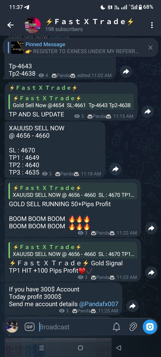 Avishf_x's tweet photo. Check my work👇
https://t.co/MvvUpGQjC7
#GOLD 100% Forex Account Manager Join our Telegram for free Signals and Account Management
Join us
👇
https://t.co/MvvUpGQjC7

#ท่านอ่อง #USDJPY 
#ドル円 #audusd 
#GBPJPY #ポンド円
#XAUUSD #GOLD祭
#GrandeFratello #SinglesInferno3 https://t.co/tMjPIyyzC4