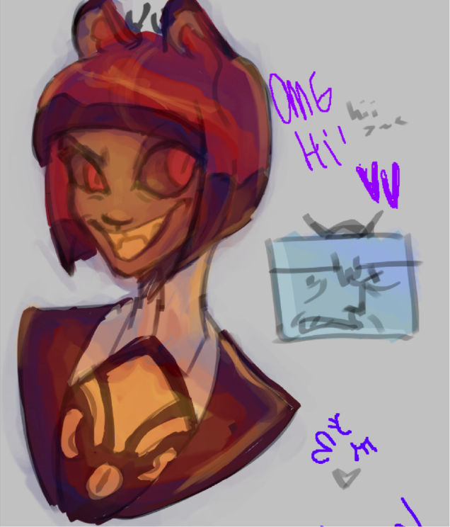 morecheapcoffee's tweet photo. HAPPY BIRTHDAY !!! @mskrysta_ 💜n big thank you to @Haundrii for listening to me whine about not knowing how magma worked https://t.co/a8eQxNFewA