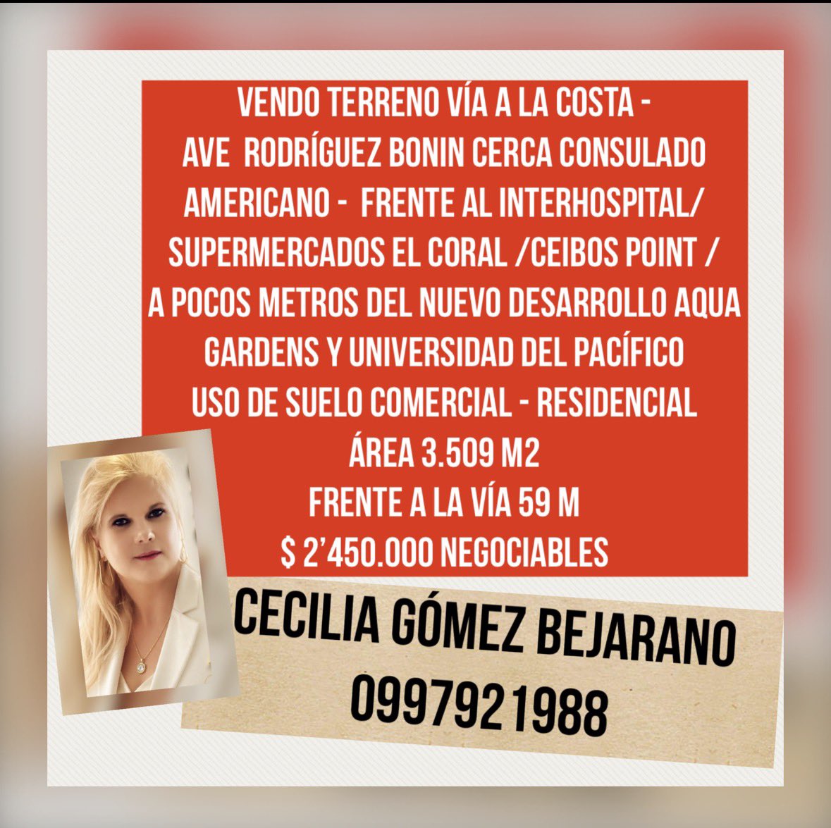 CeciGomezB's tweet photo. INFORMES:
CECILIA GÓMEZ BEJARANO
0997921988 https://t.co/ltWvctUD0o