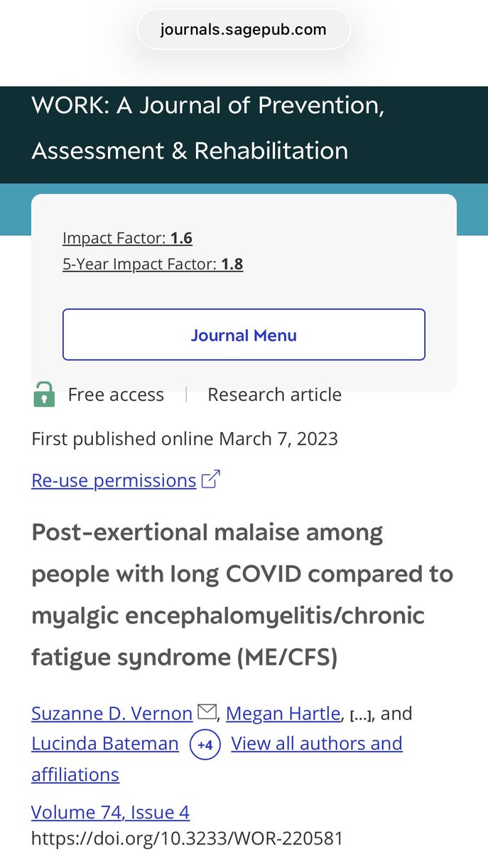 AngryPatients's tweet photo. This study, using only LC patients from Bateman Horne, is biased to start. It’s LC patients who went to a place that specializes in MECFS, and self-reported on a questionnaire developed there. That’s not a random sample of LC patients & you know it’s biased. https://t.co/0p0ITNxFH7