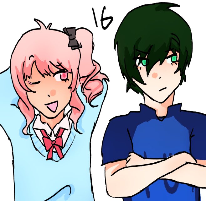 danin1nn's tweet photo. Just remembered that I can draw anything #rinitoshi #mizukiakiyama #bllk #pjsk https://t.co/UmCIliP463