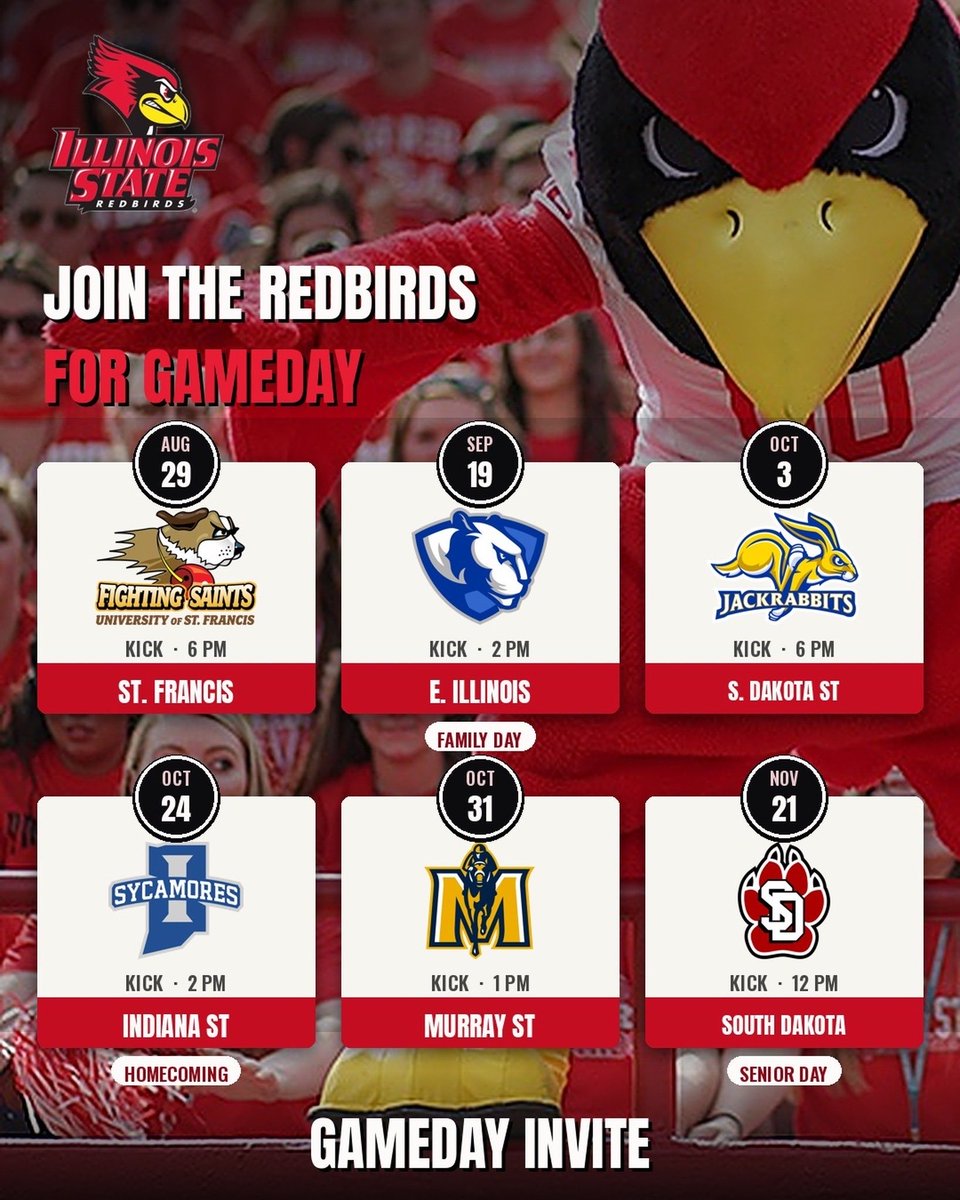 GabeShort596051's tweet photo. Thank you Illinois state university for the game day invite!!!!!#football #seasonready I am extremely excited to get to come up and experience that game day hype canβt wait @Coach_Calt @Coach_Spack @Rich_DBs @CoachNiekamp @recruitLHSFB @GSV_STL @LHSFTBALL @JPRockMO https://t.co/9tz8xfHri7