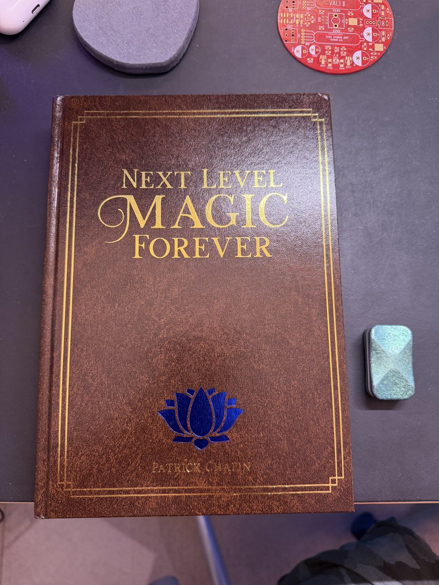 tappsters's tweet photo. Just got @thepchapin ‘s book “Next Level Magic Forever” from @MistyMountainWI having missed the kickstarter. Just WOW is all I have to say! It is so well put together, detailed, and as a book smeller it’s a 12/10!! Can’t wait to dive in! #mtg #mtgplaybook #nextlevelmagicforever 

Can’t wait to get into this!