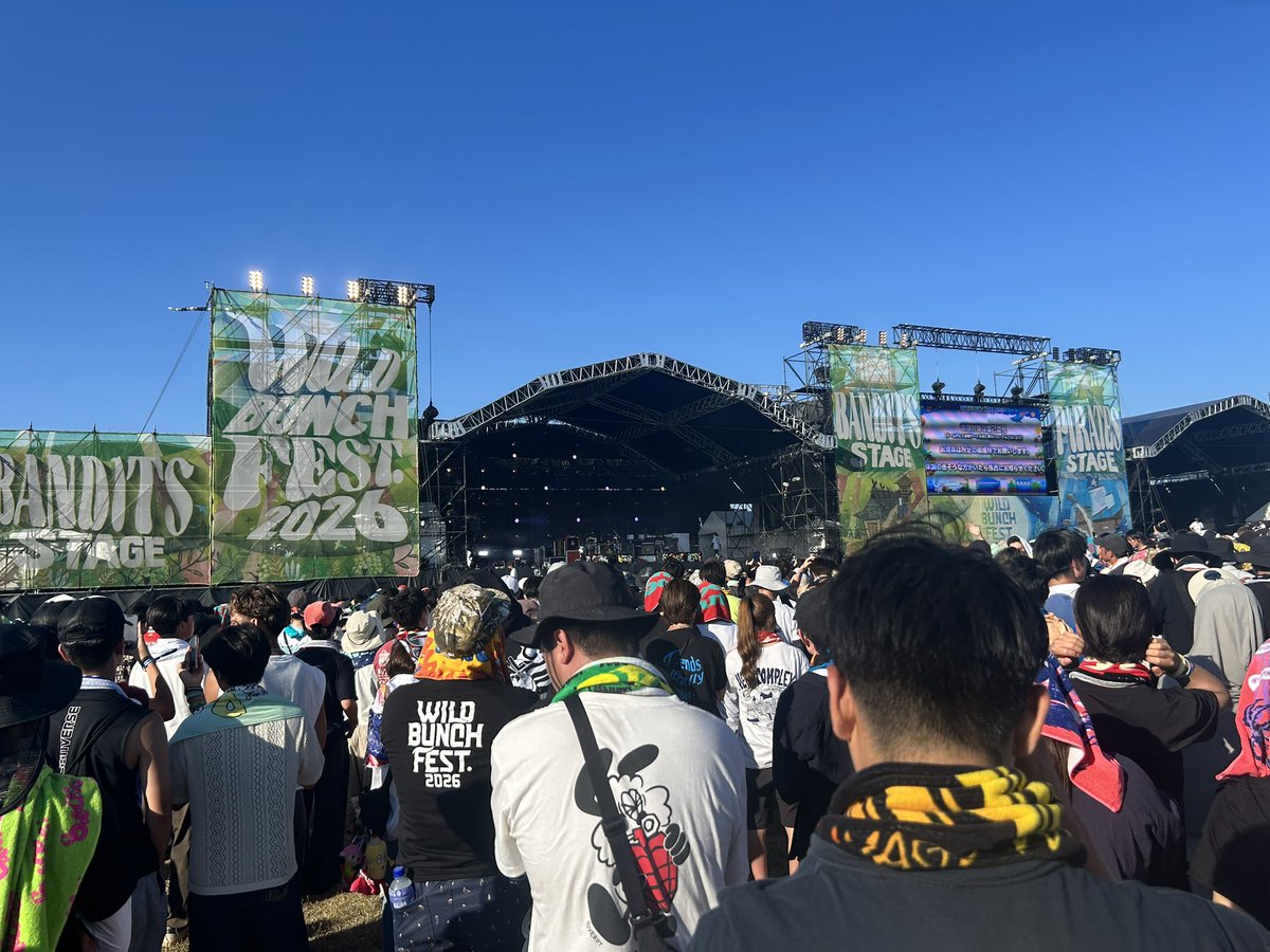 Barik_052's tweet photo. 来年も行けますように！！！
 #WILD BUNCH FEST. https://t.co/lvpuhTgwSq