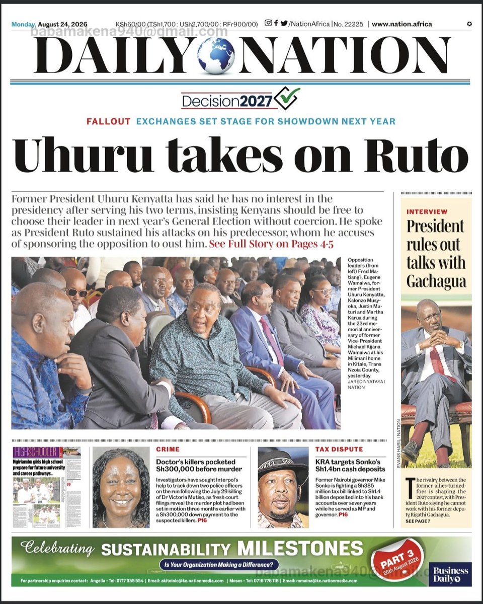 baba_makena's tweet photo. News excerpts... https://t.co/3MoBy77Bbf